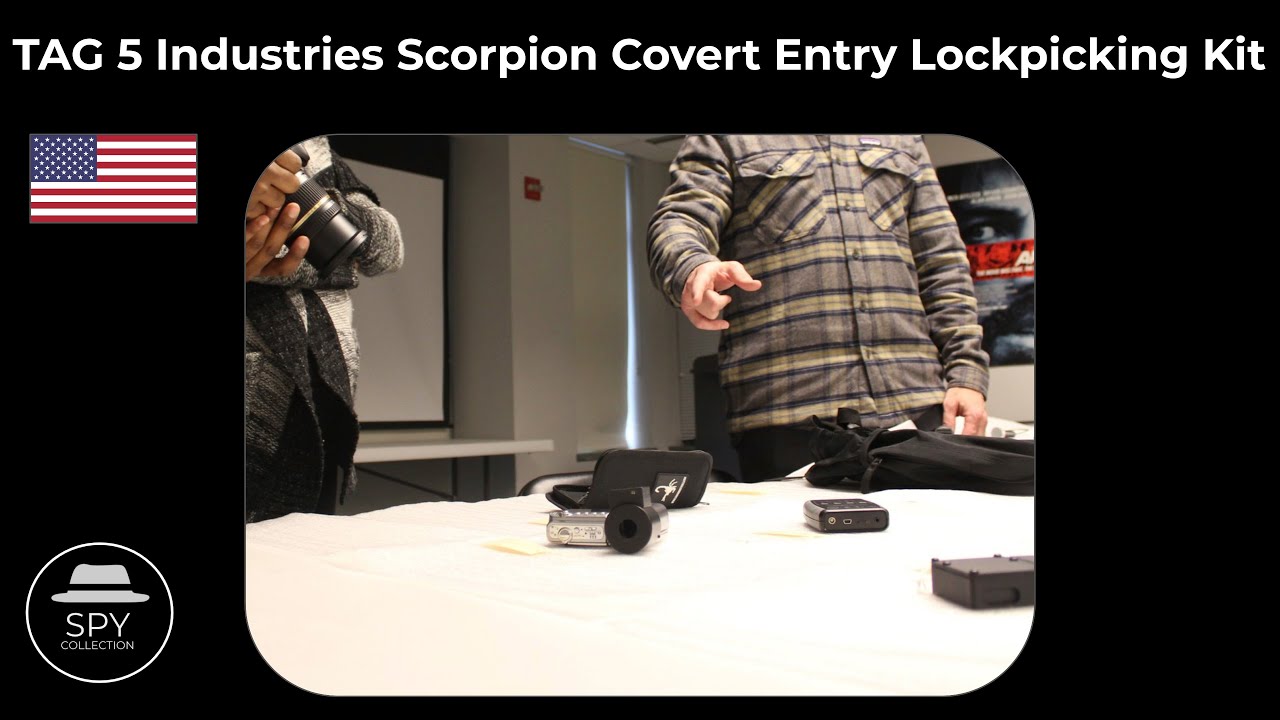 TAG 5 Industries Scorpion Covert Entry Lockpicking Kit