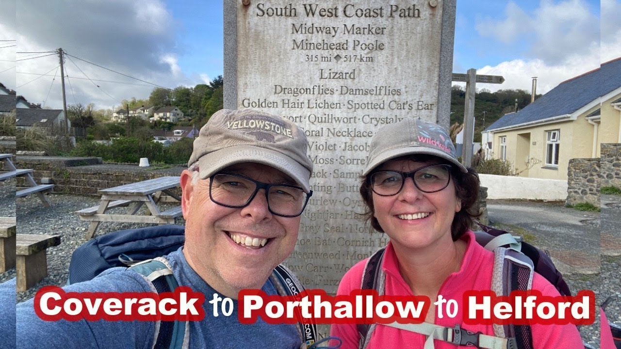 Hiking COVERACK to PORTHALLOW to HELFORD Midway Point on the South West Coast Path