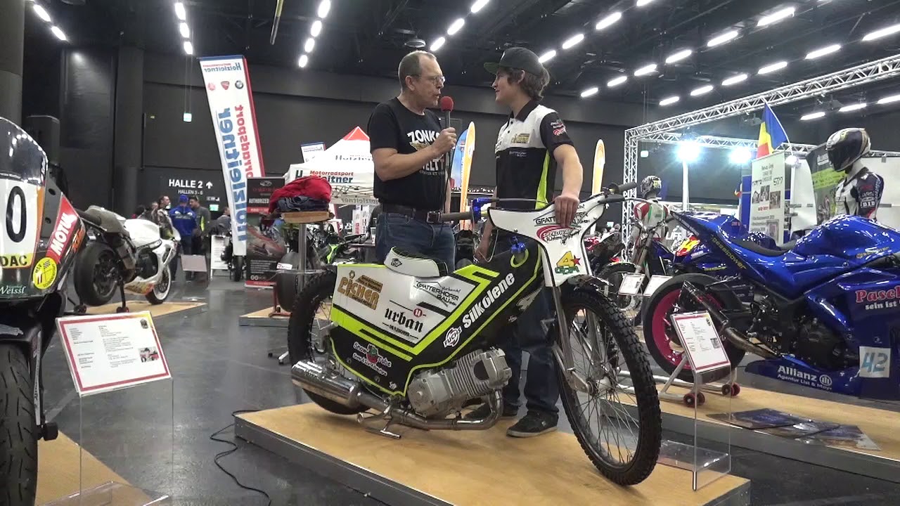 Speedway-Star Daniel Gappmaier auf der Biker-S-World - Weltklasse!