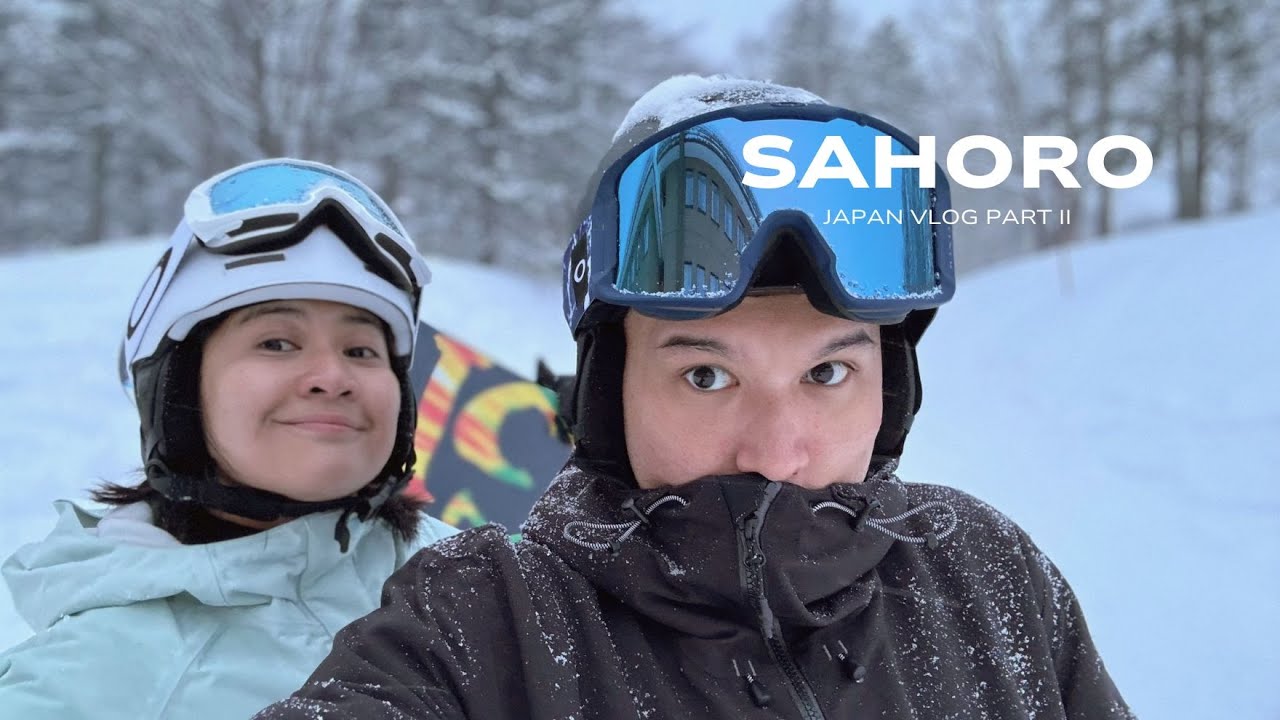 Snowboarding in Sahoro for the very first time 🇯🇵 | Japan vlog