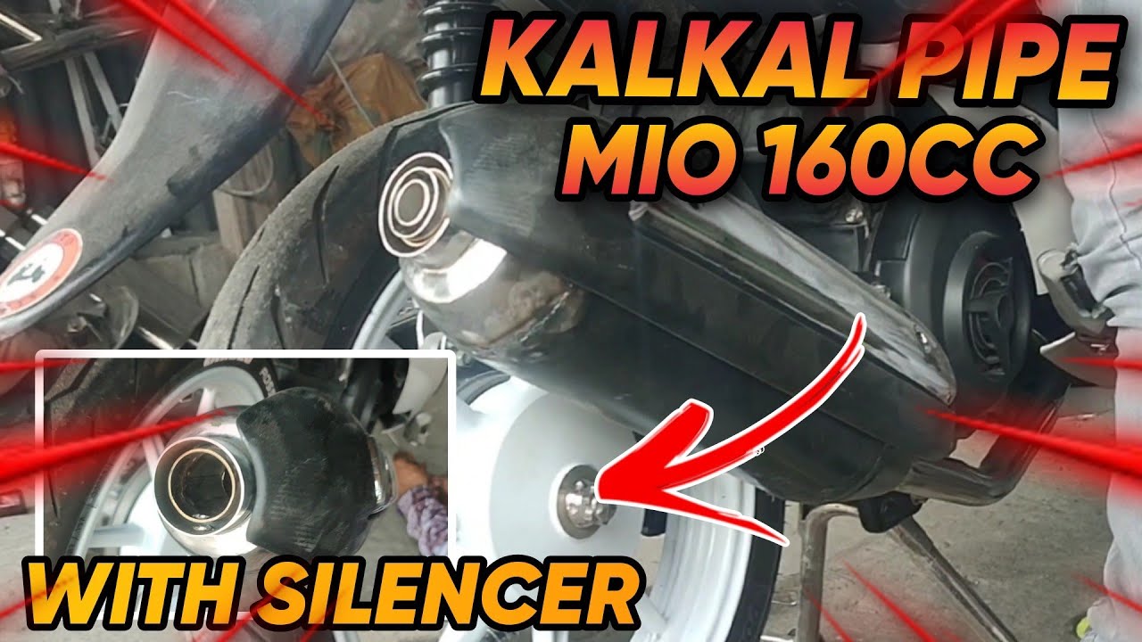 Mio 160cc KALKAL STOCK PIPE With SILENCER | Kargado Pero Stock Pipe Tunog EVO | Buo Ang Tunog 🔥 #mio
