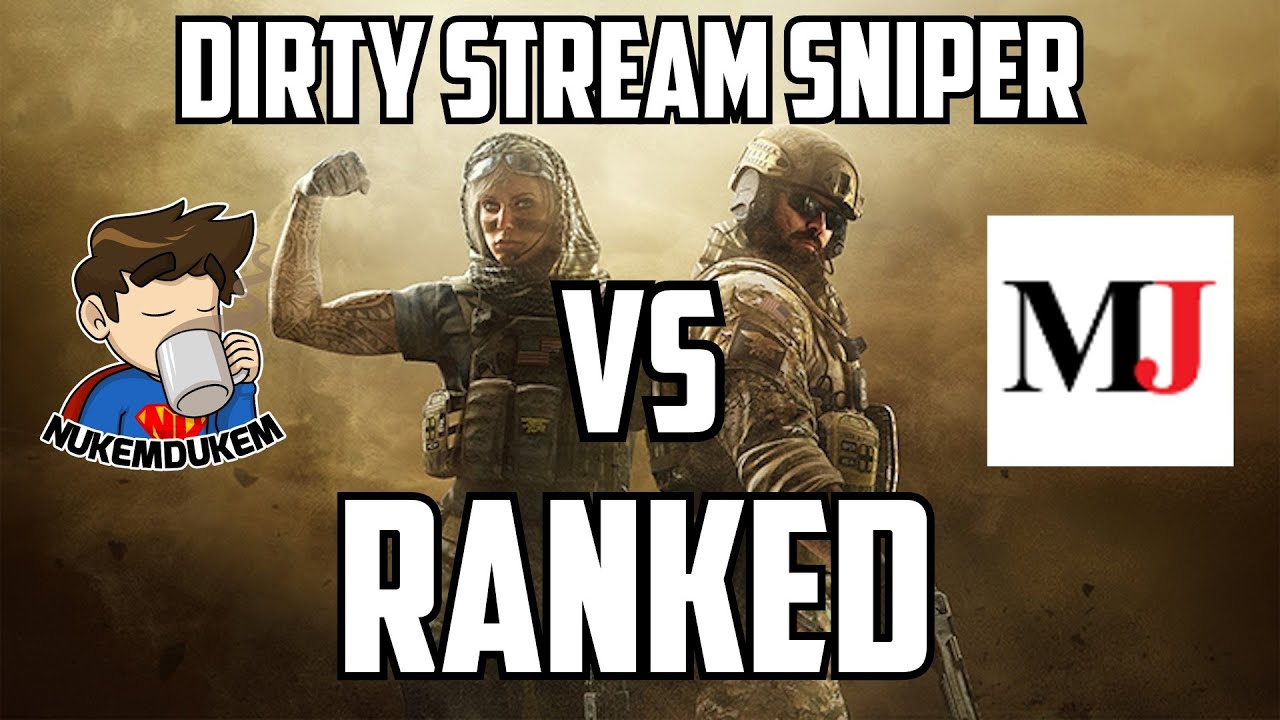 Nukem vs Macie_Jay (Mahchay) Ranked - Dirty Cheater Stream Sniper Go4R6-Squanchy