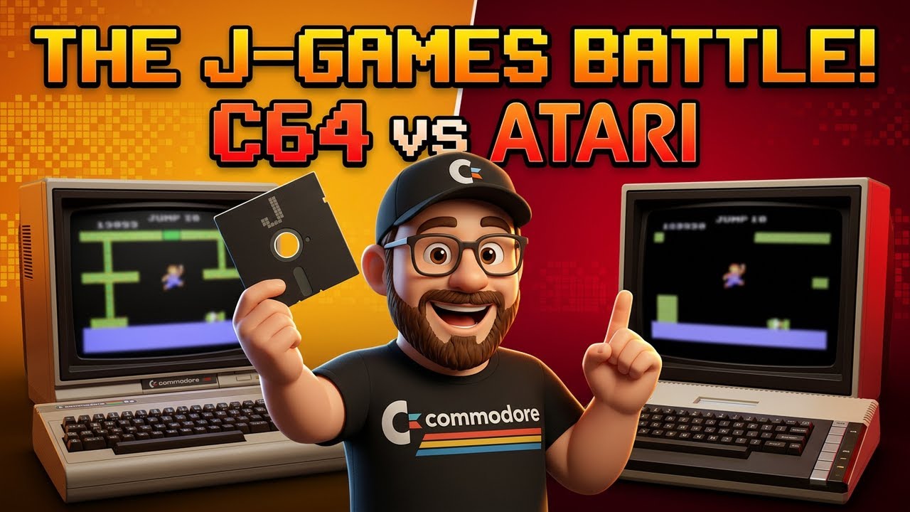 C64 vs Atari 800XL J Games You Must Play!