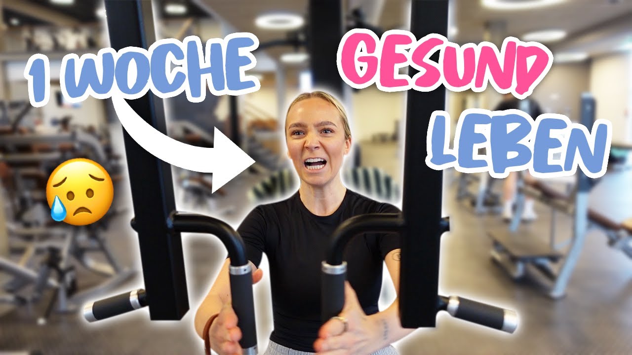 1 WOCHE GESUND leben, weil mein bio age bei 34 ist und das schnell geändert werden muss