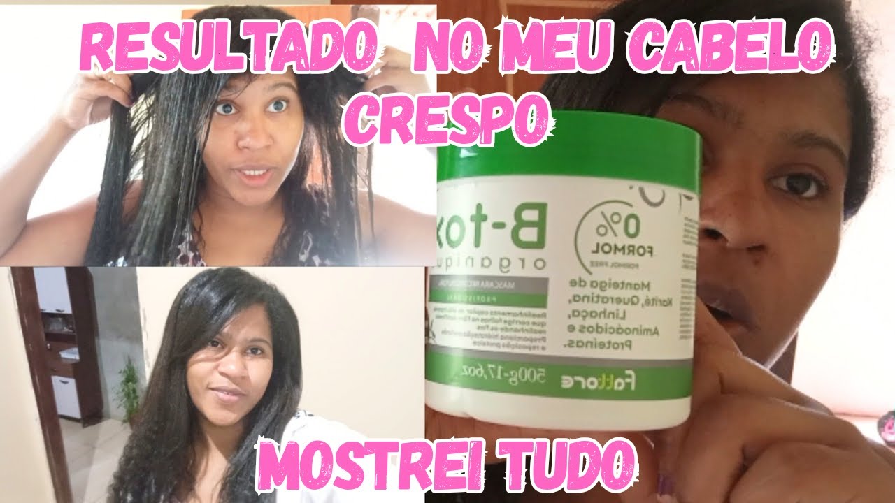 BOTOX FATTORE EM CABELO CRESPO