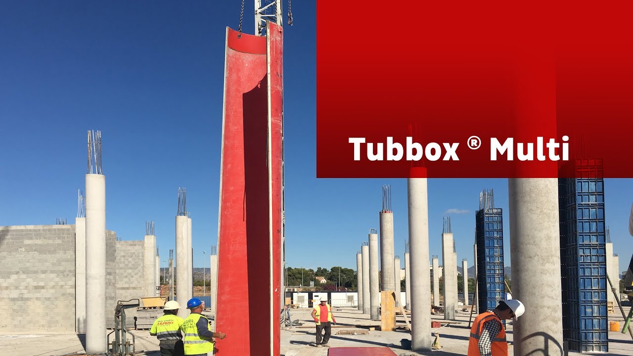 Tubbox&reg; Multi circular column formers for multiple use.