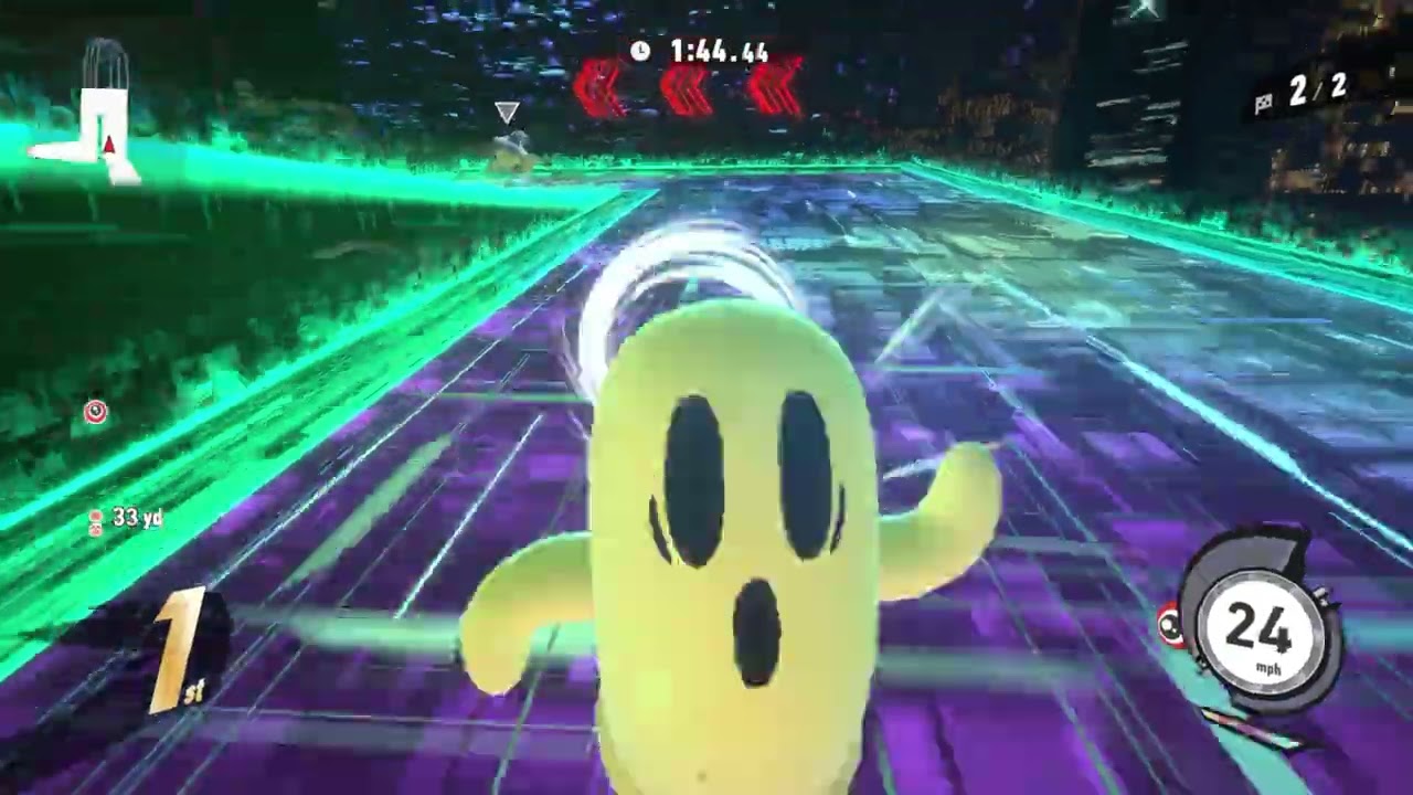 Kirby Air Riders - Air Ride: Cyberion Highway with Waddle Doo (Laps Mode)