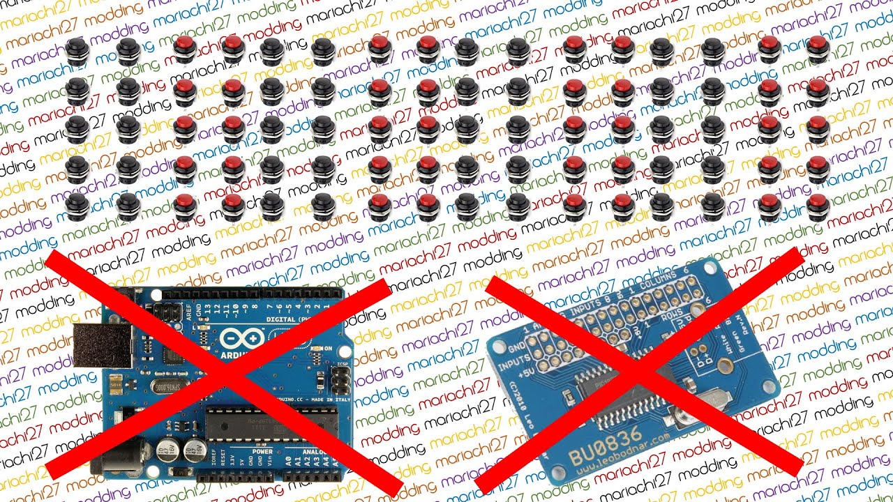 Home Simulator – DIY Button box for (almost) free with up to 100 buttons