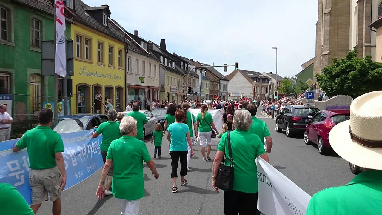 10.07.2016 Wiesenfestumzug Gefrees - Handiaufnahme