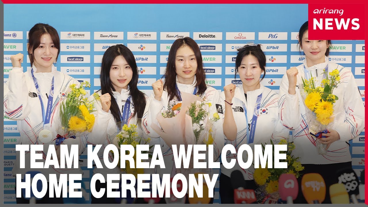Sports ministry welcomes Team Korea back from Milan Cortina Olympics