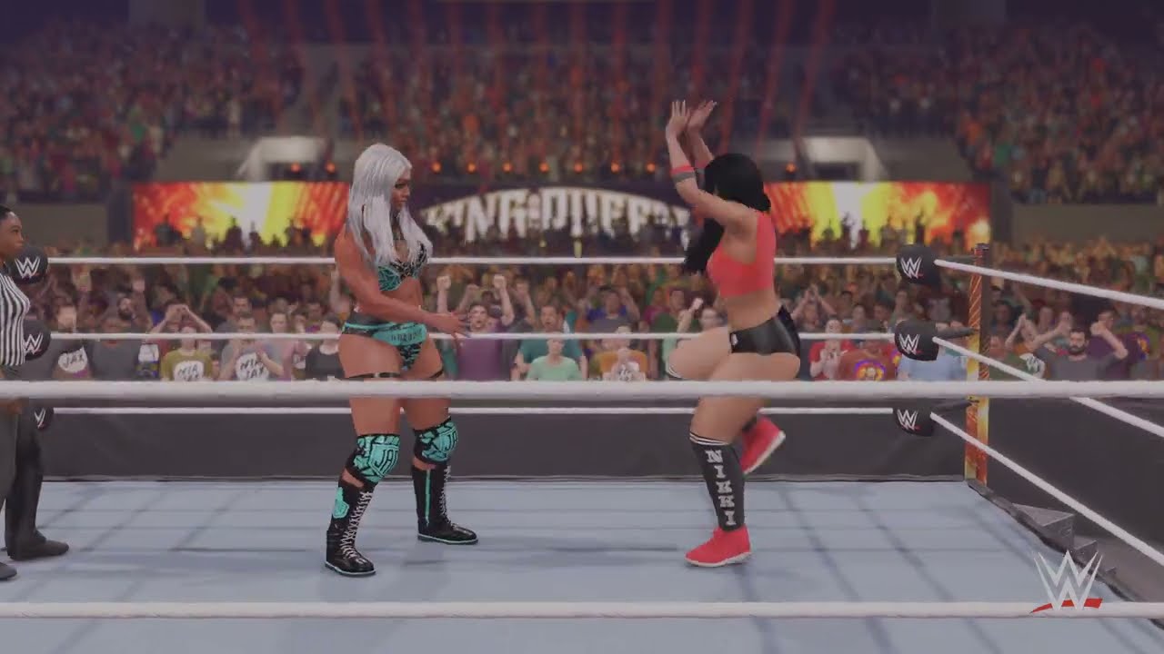 WWE 2K25 JADE CARGILL VS NIKKI BELLA