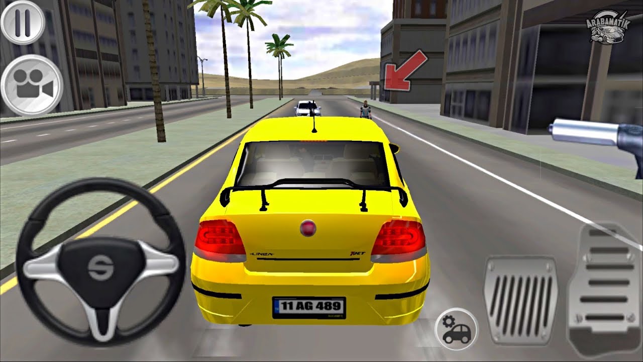 Modifiyeli Fiat Linea (Sarı) Araba Oyunu // Linea Driving Simulator #4 Android Gameplay FHD
