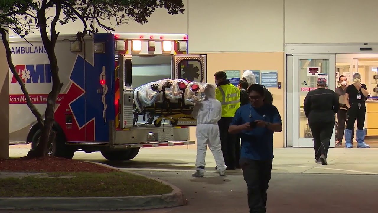 Coronavirus patient vacationing in Saint Martin arrives at Aventura Hospital