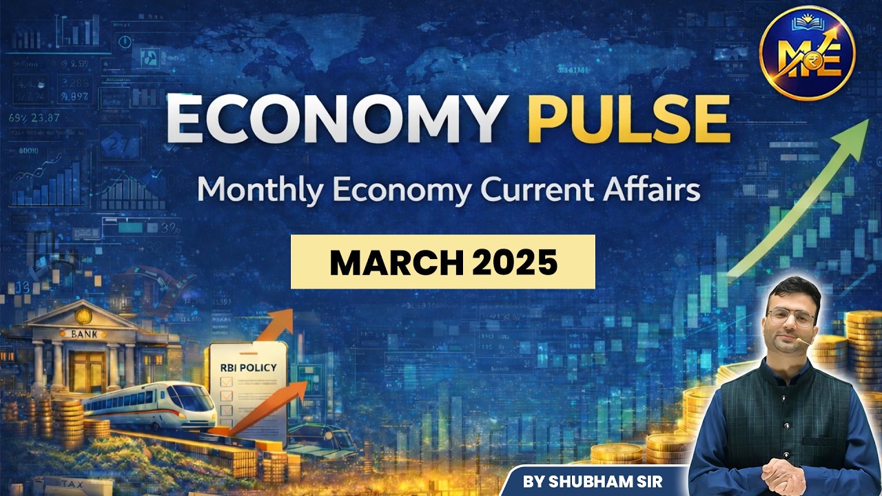 “Economy Pulse  Monthly Economy Current Affairs That Matters” | By Shubham Sir