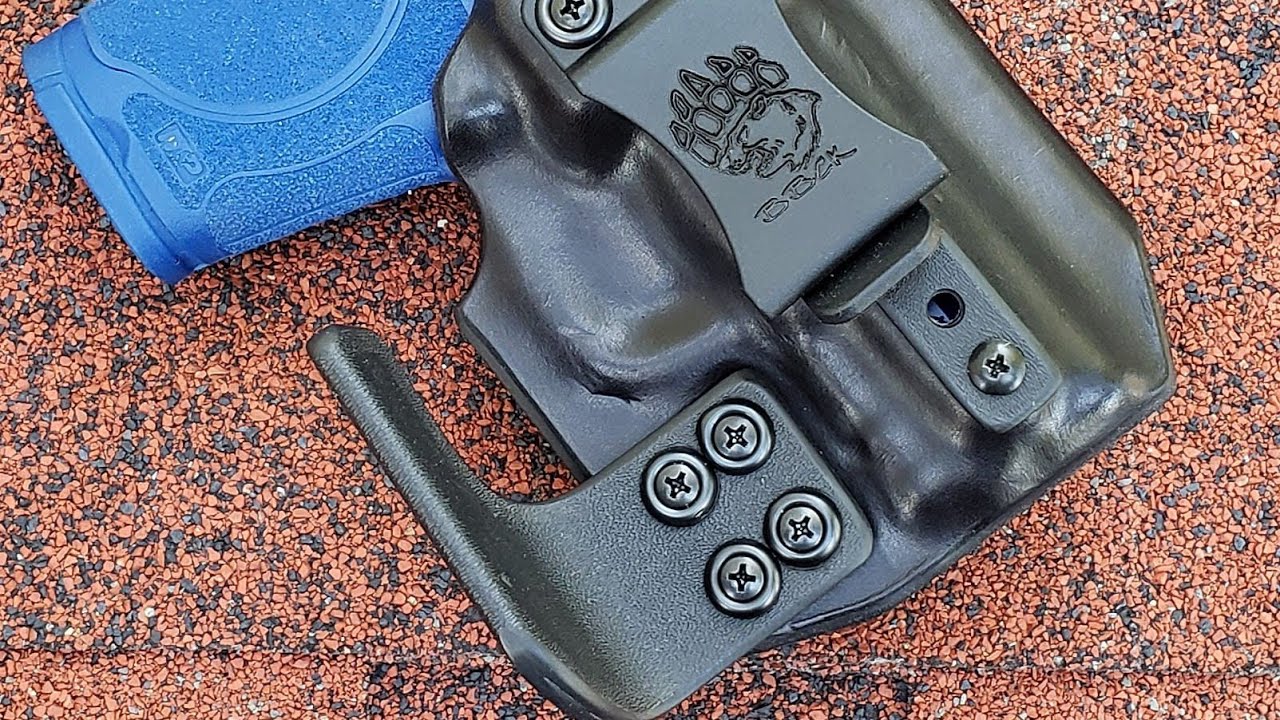 Кастомная кобура из кайдекса с кожаной отделкой для S&W M&P 2.0 3,6