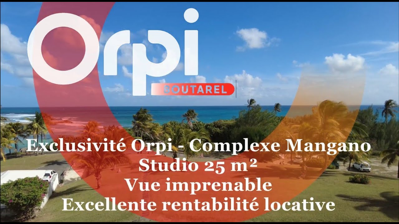 Studio vue mer 25m²  Manganao