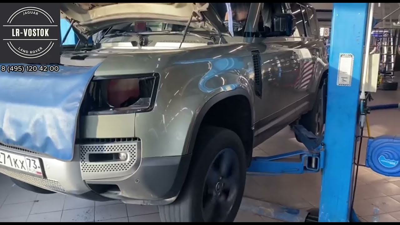 Land Rover Defender L663 Замена ступечного подшипника