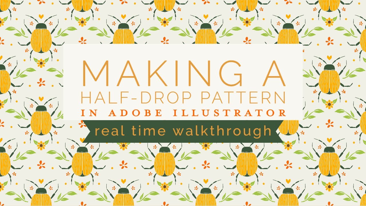 How to Make a Half Drop Pattern in Adobe Illustrator