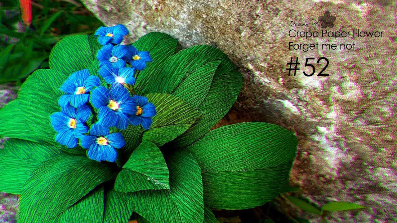 Crepe paper flower 