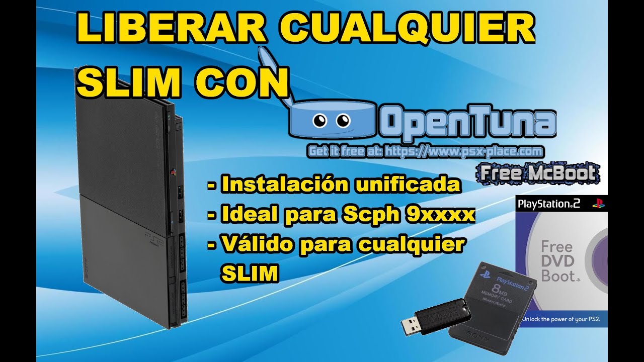 🛠️🎮 Free MCTuna - Instalador de OPENTUNA con FMCB para TODAS las PS2 SLIMS 2025 🛠️🎮