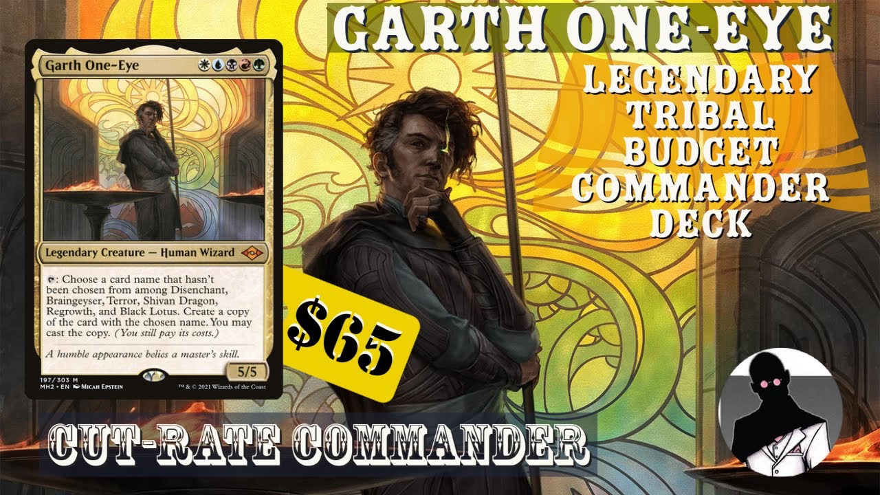 Garth One-Eye | Legendary Tribal | Commander | EDH | Budget | Cut-Rate Commander