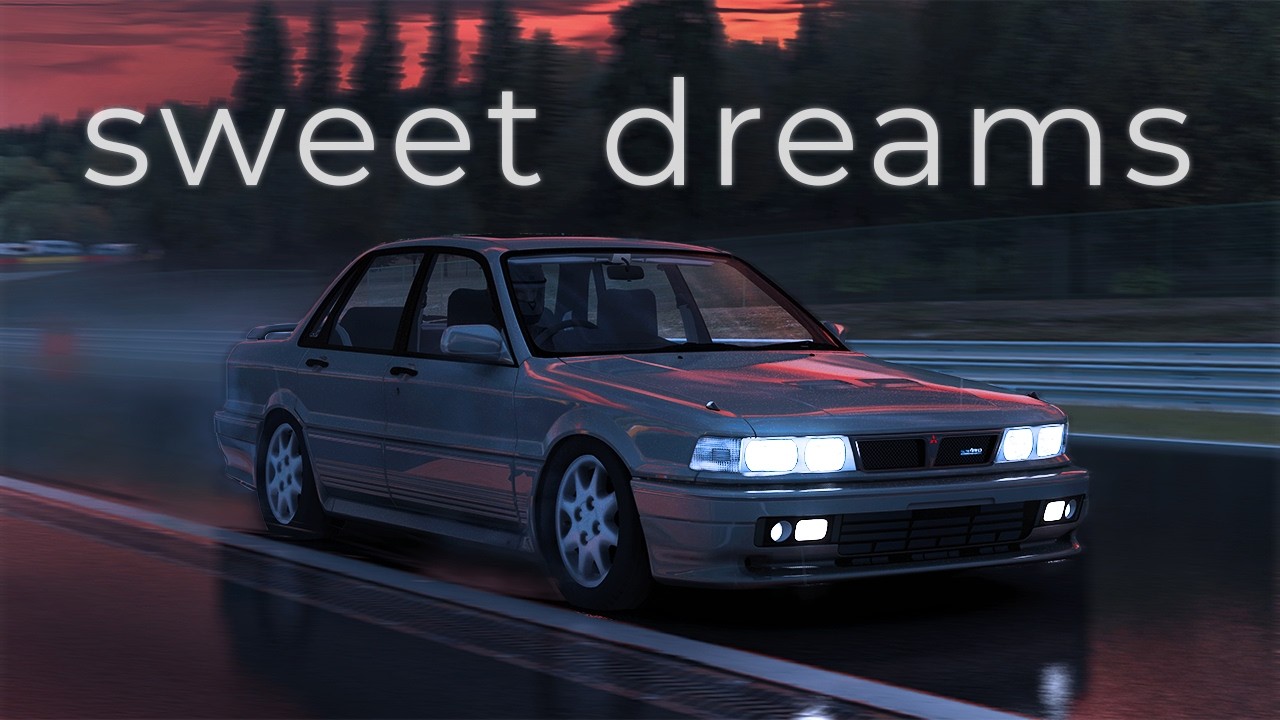 you can slow down now… | mitsubishi galant vr-4 | 1 hour night ambience