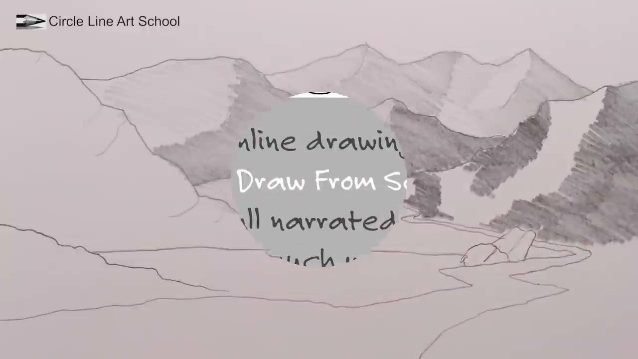 Beautiful Scenery Drawing | Art Lab