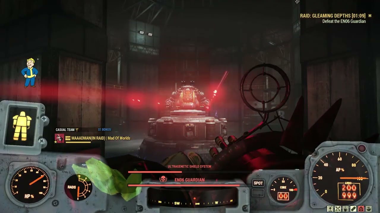 Fallout 76 Heavy DPS Pepper Shaker infinite vats, no coffee, no PA, solo Guardian EN06 Build 2026