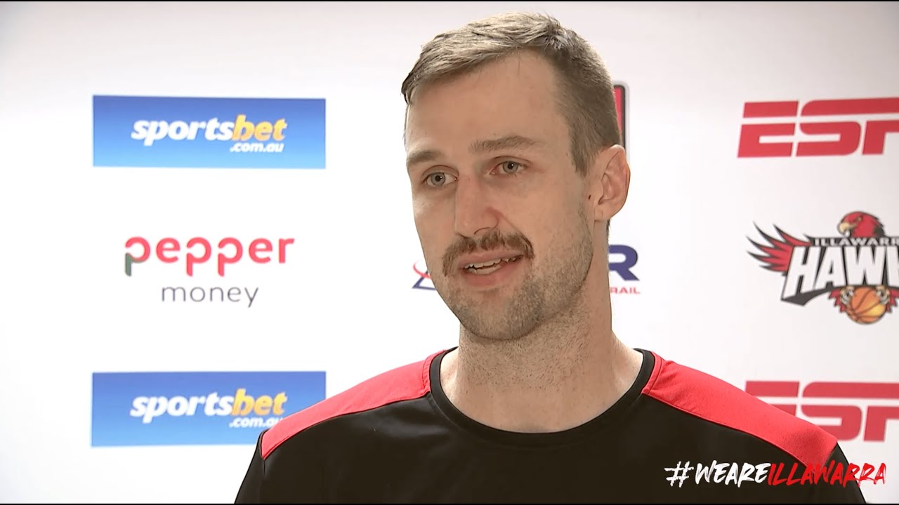 Press conference with Illawarra's AJ Ogilvy