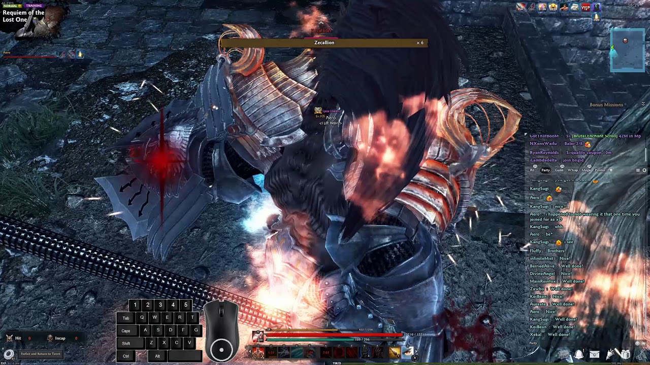 [VINDICTUS] Spear Lann Solo - Zecallion (Requiem of the Lost One) 1 Hit
