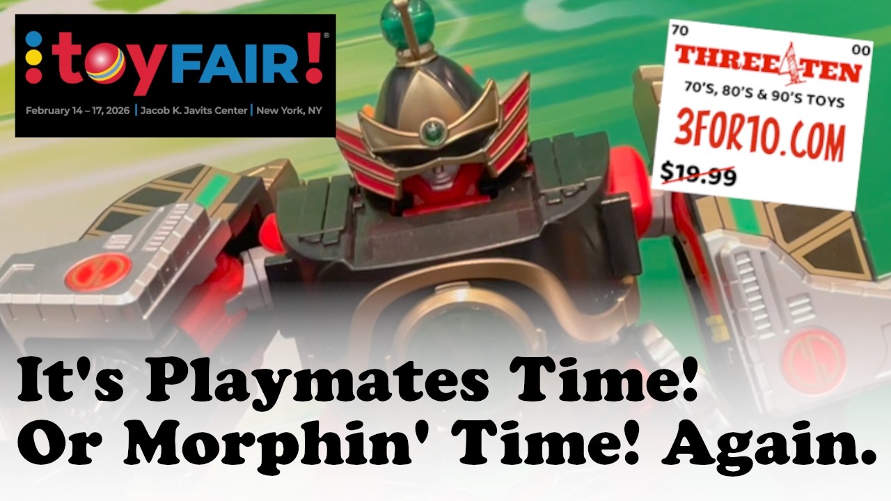 Playmates Toys Mighty Morphin Power Rangers Toy Fair 2026