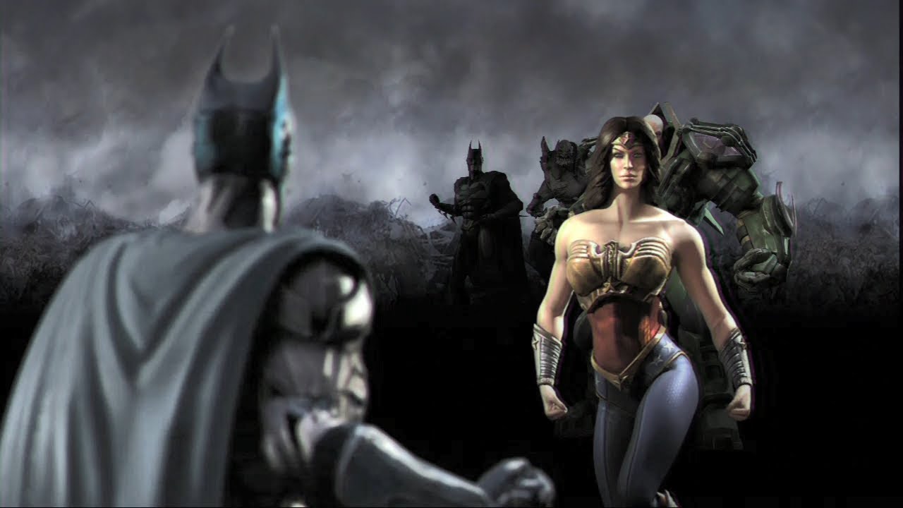 Injustice Gods Among Us - Batman vs Wonder Woman & Lex Luthor, Doomsday