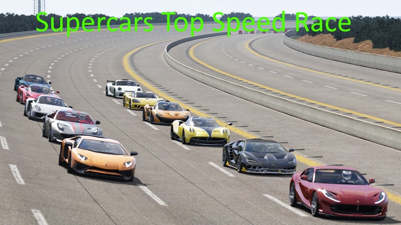 Supercars Top Speed Race at NARDO / Assetto Corsa