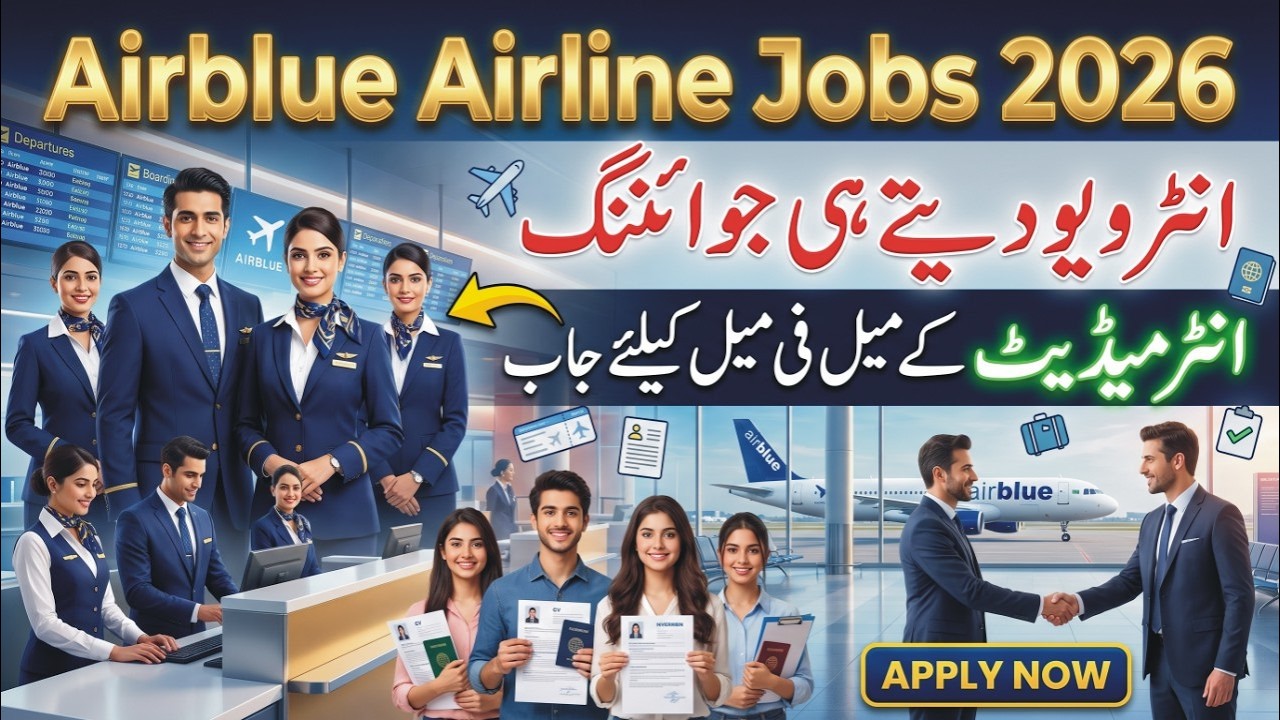 Airblue Jobs 2026 How To Apply | Airblue Cabin Crew Jobs 2026 | Airline Jobs in Pakistan | #airblue