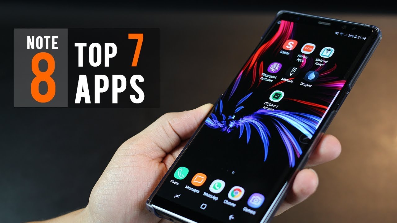Top 7 Apps for Samsung Galaxy Note 8