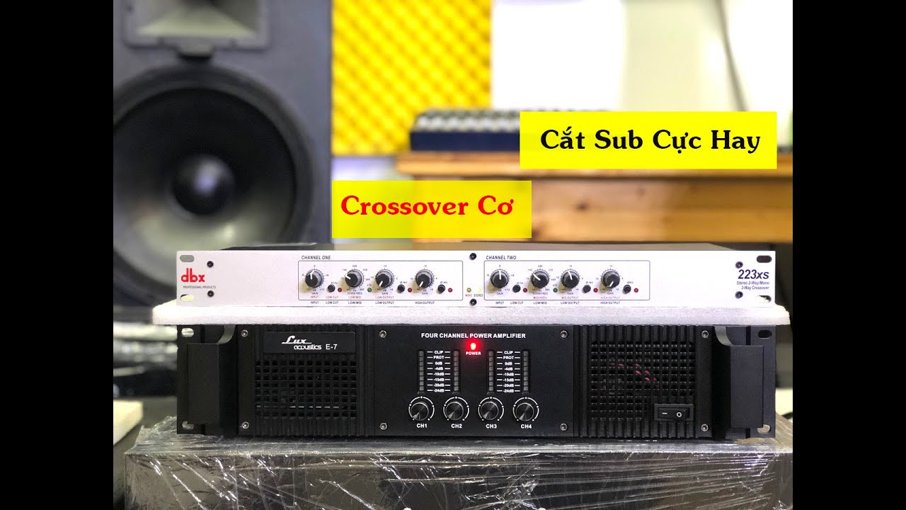 Cắt Sub Cực Hay Với Crossover DBX 223XS chỉ 1tr200 ( Thắng Cao Audio )