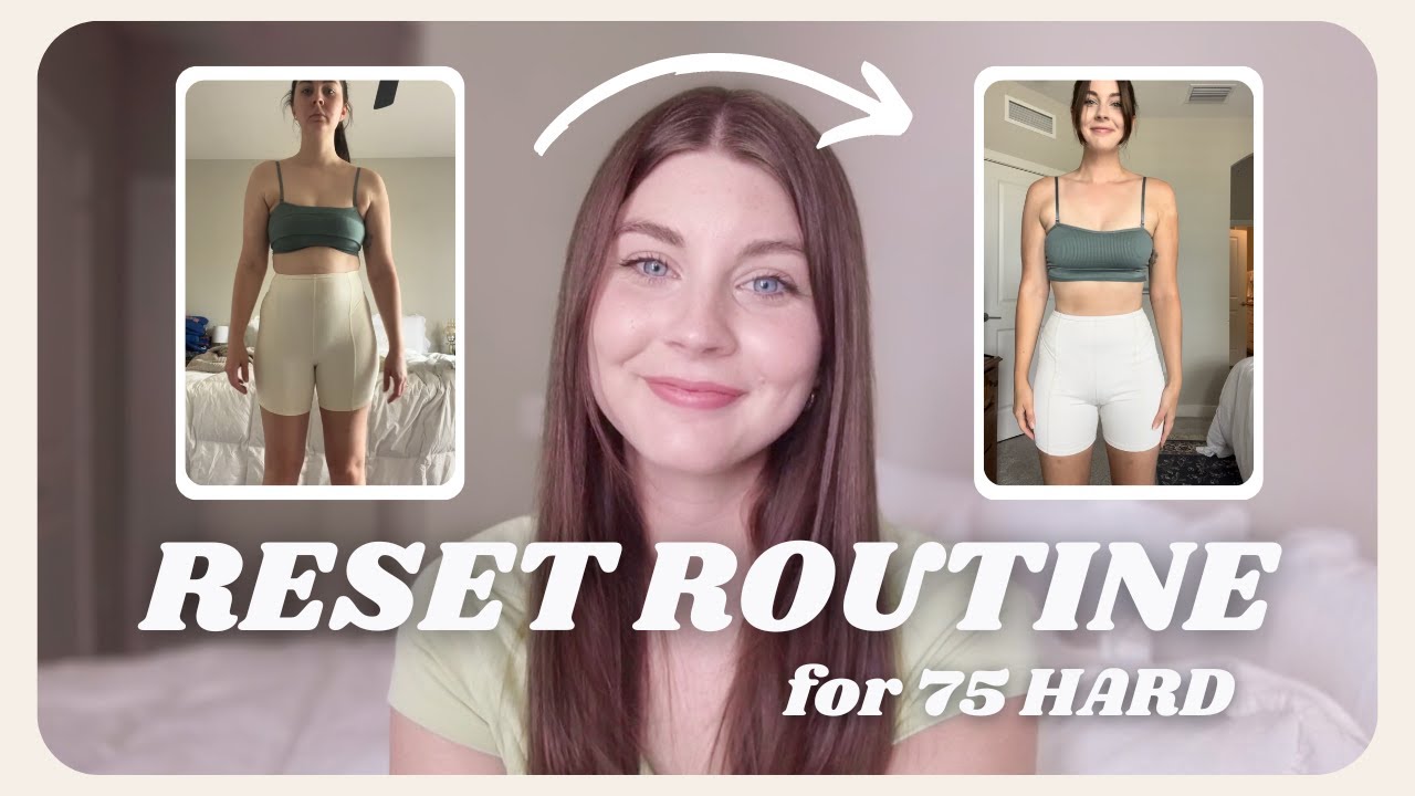 Reset Routine for 75 HARD! Meal prep, cleaning, planning & more🌟