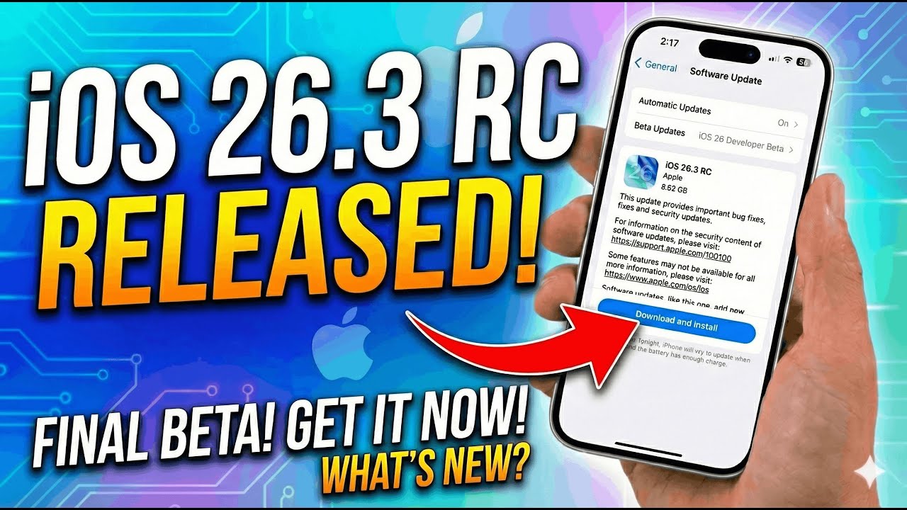 Apple Just Dropped iOS 26.3 RC… Public Release Is NEXT!