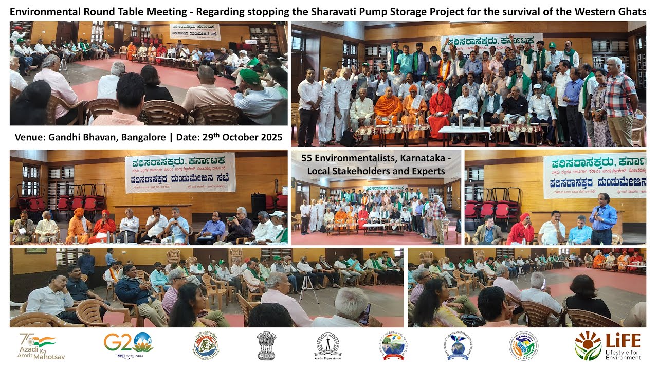 Karnataka Environmentalists Unite! 🌿 Round Table at Gandhi Bhavan