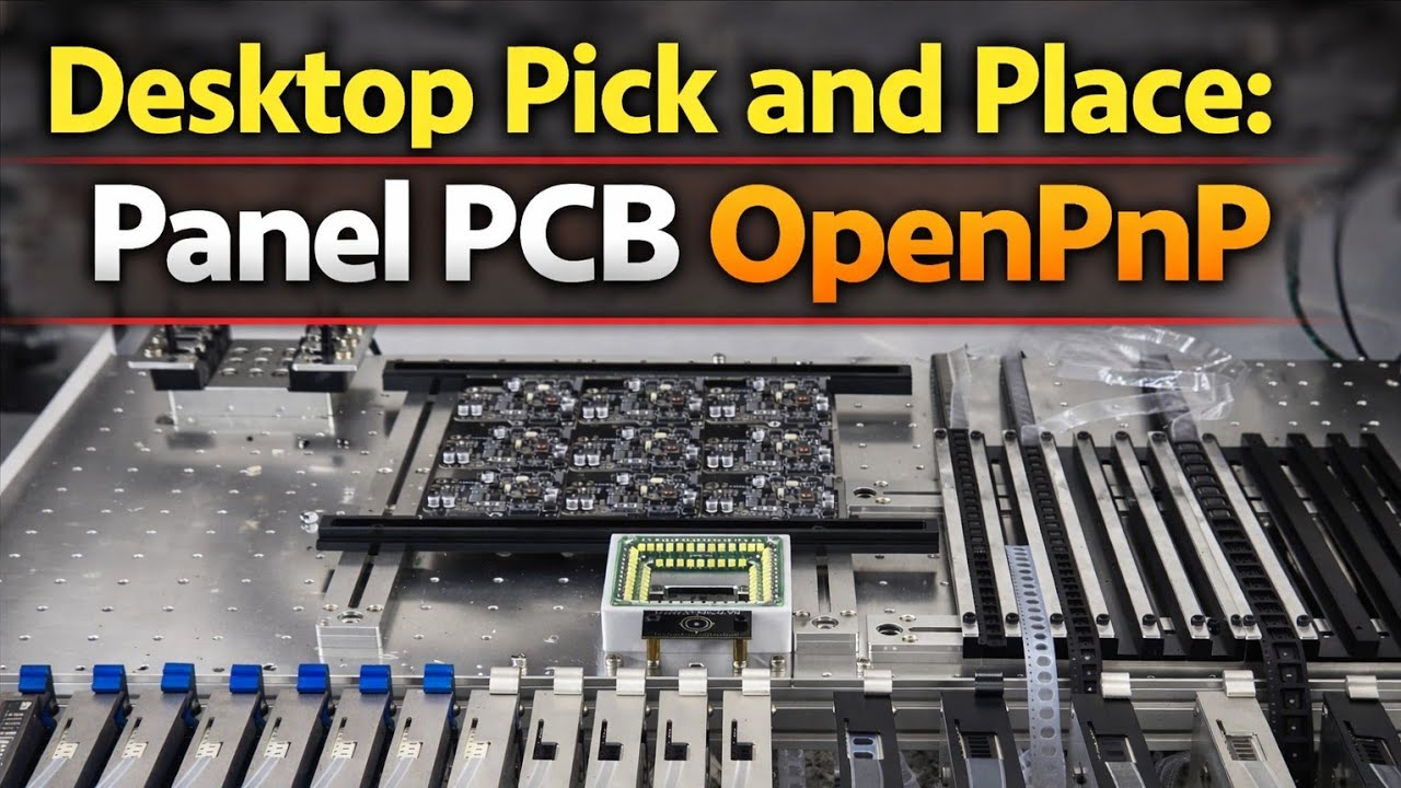 Desktop Pick and Place AFARCO Mini PnP V3.1: Panel PCB OpenPnP