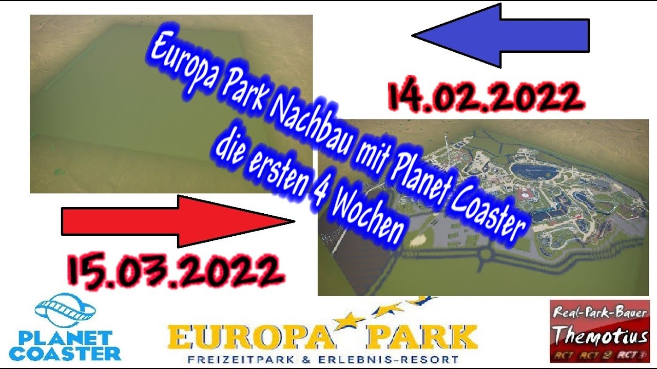Europa Park Nachbau mit Planet Coaster die ersten 4 Wochen