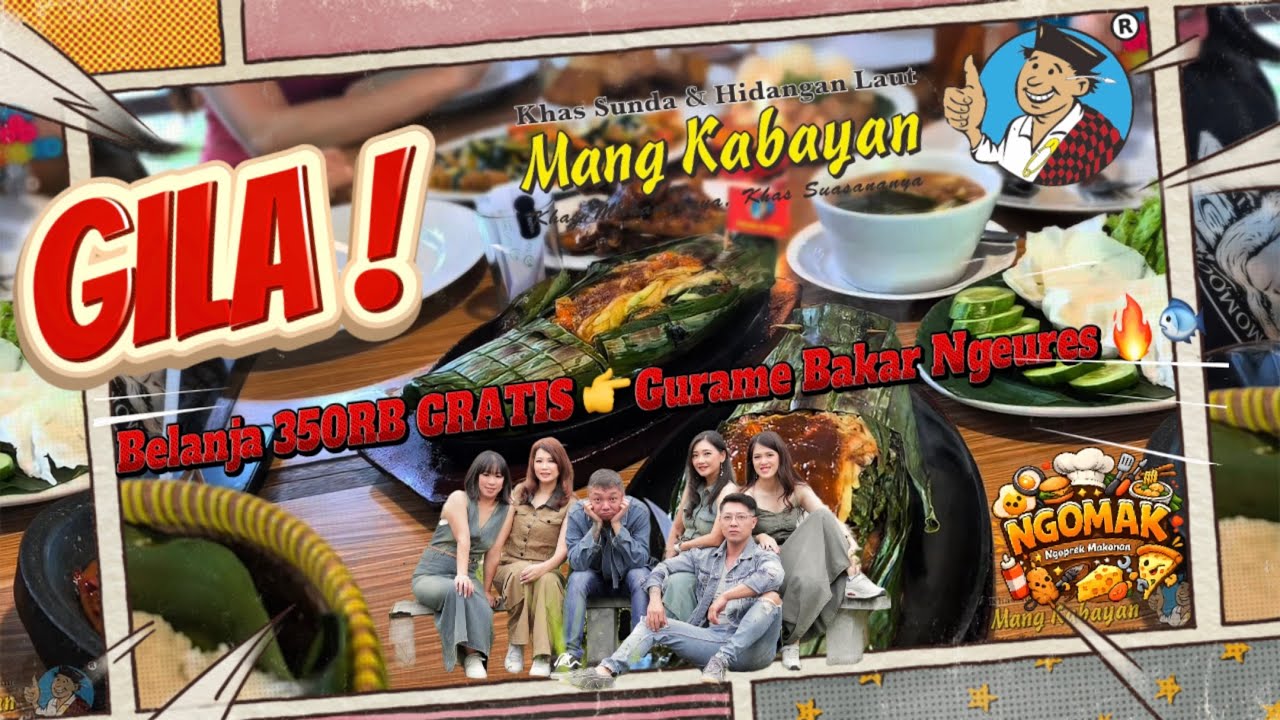 GILA !! Belanja 350 Ribu Aja Bisa Dapetin Gurame Bakar NGEURES Gratiiiiss 😱