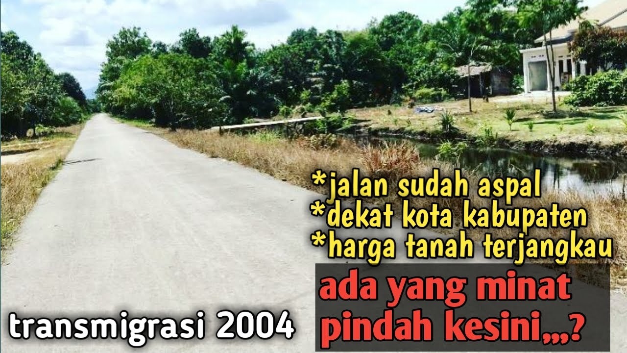 SUASANA ASRI KAMPUNG TRANSMIGRASI RANTAU PANJANG KALBAR