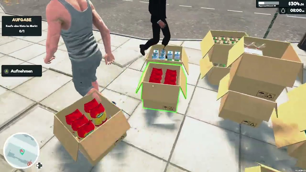 Supermarket Simulator : Billig Das Willig , Der Laden in 09... Es bricht das Absurde Chaos aus (F5)