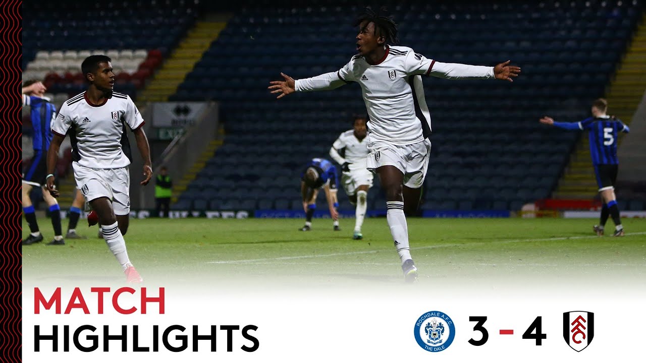 Rochdale U18 3-4 Fulham U18 | FA Youth Cup | Incredible Late Drama Sees Us Progress!