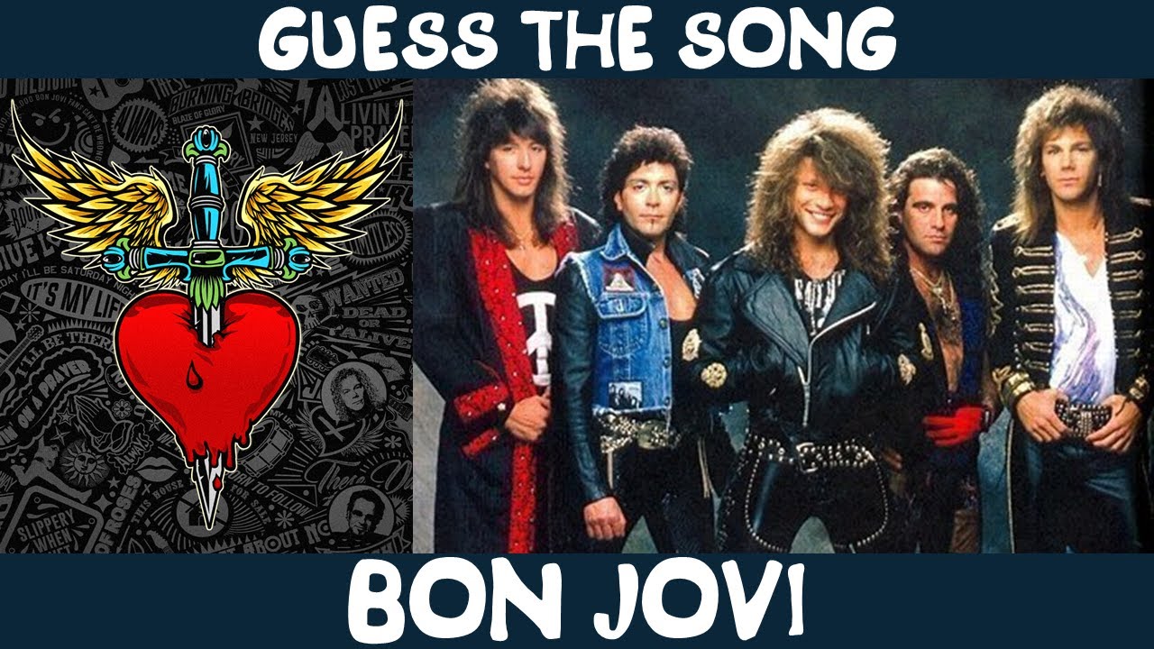 GUESS THE SONG BON JOVI EDITION | Bon Jovi MUSIC QUIZ | Угадай хиты группы Bon Jovi