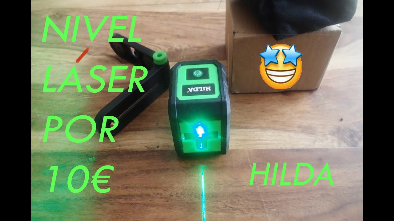 EL NIVEL LÁSER MÁS BARATO DE ALIEXPRESS. HILDA POR 10€