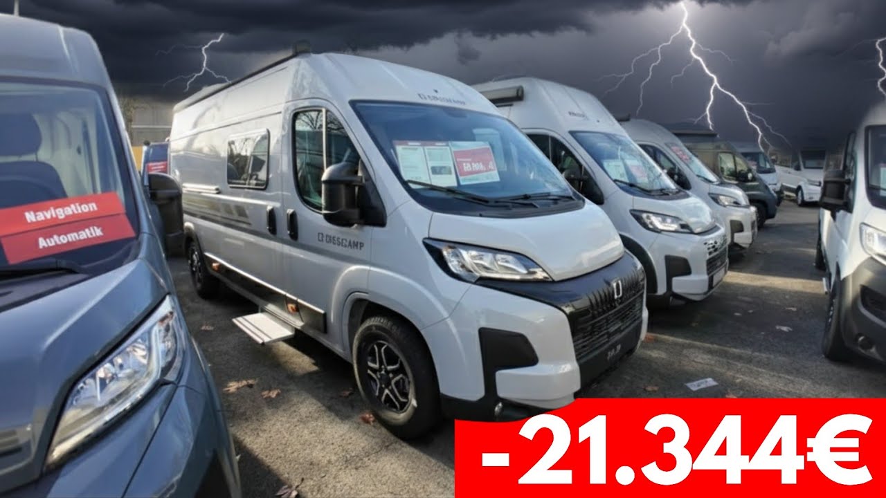 Dezember = Wohnmobil Preiswunder Was kosten Kastenwagen noch? Camping Handel Markt&uuml;bersicht