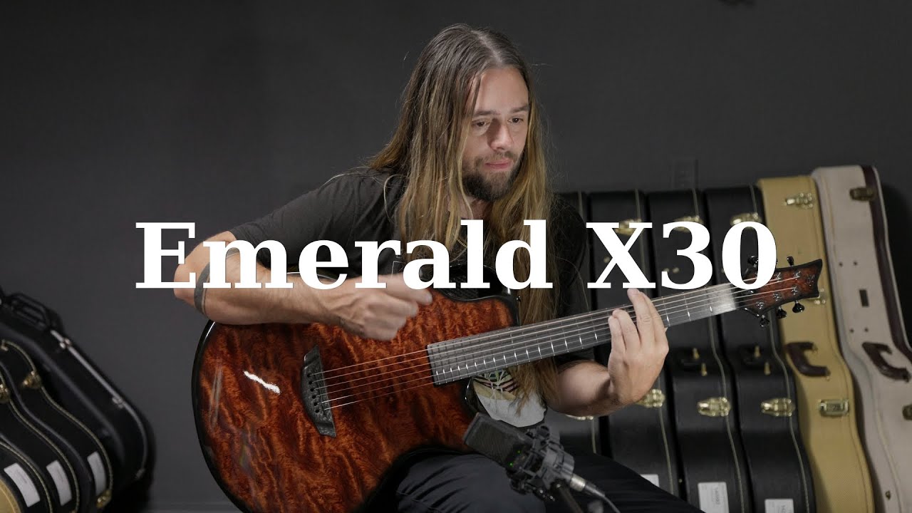 Emerald X30 Bubinga Carbon Fiber Guitar