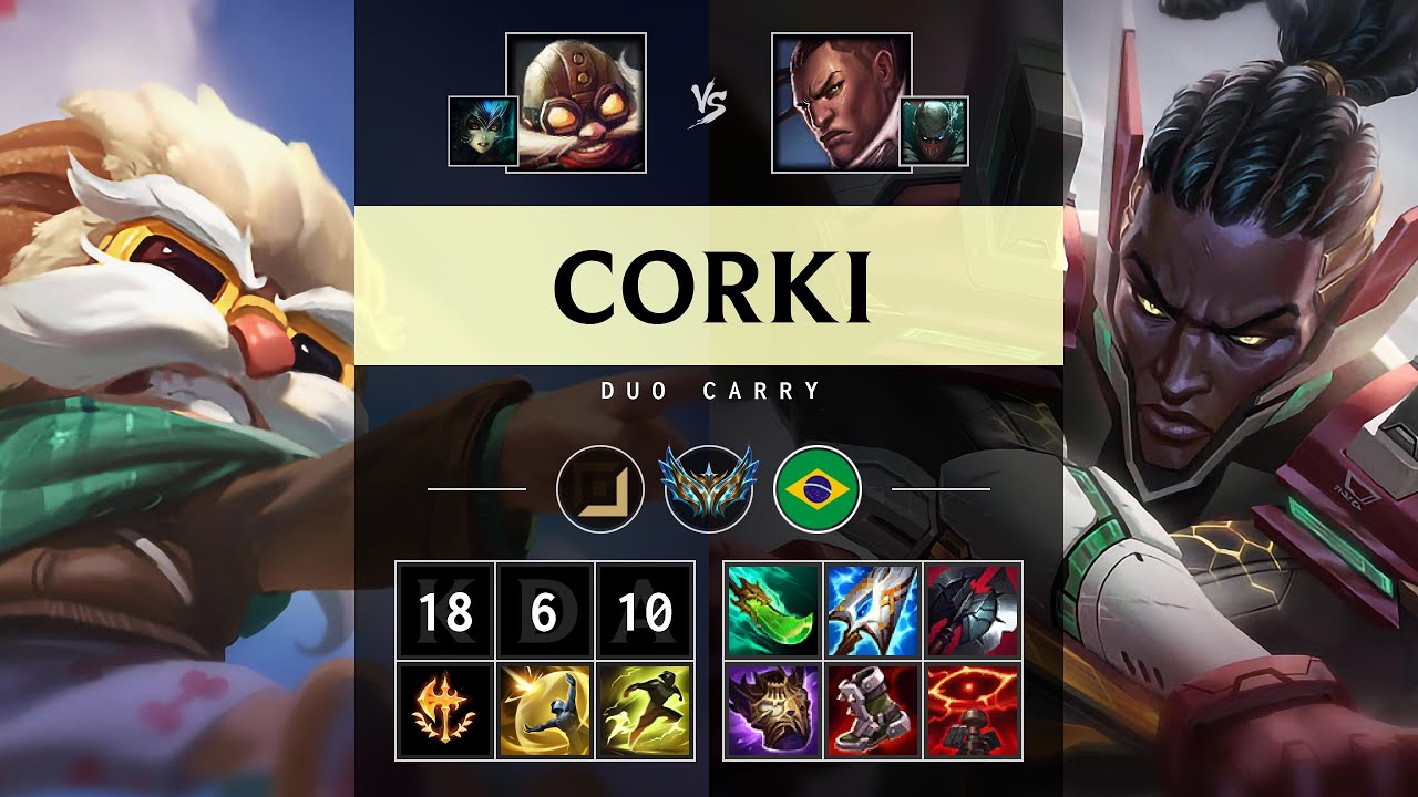 Corki ADC vs Lucian - BR Challenger Patch 25.16